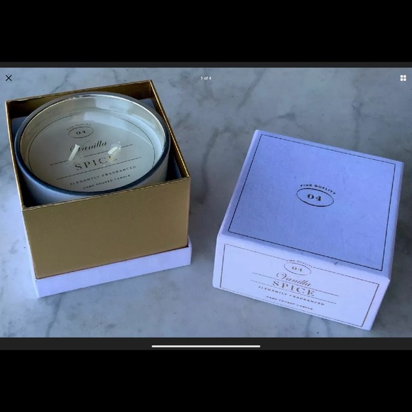 DW HOME VANILLA SPICE CANDLE RICHLY SCENTED BOX - Picture 2 of 4